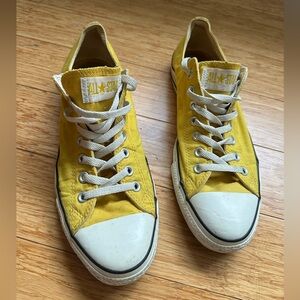Converse Yellow Canvas Sneakers